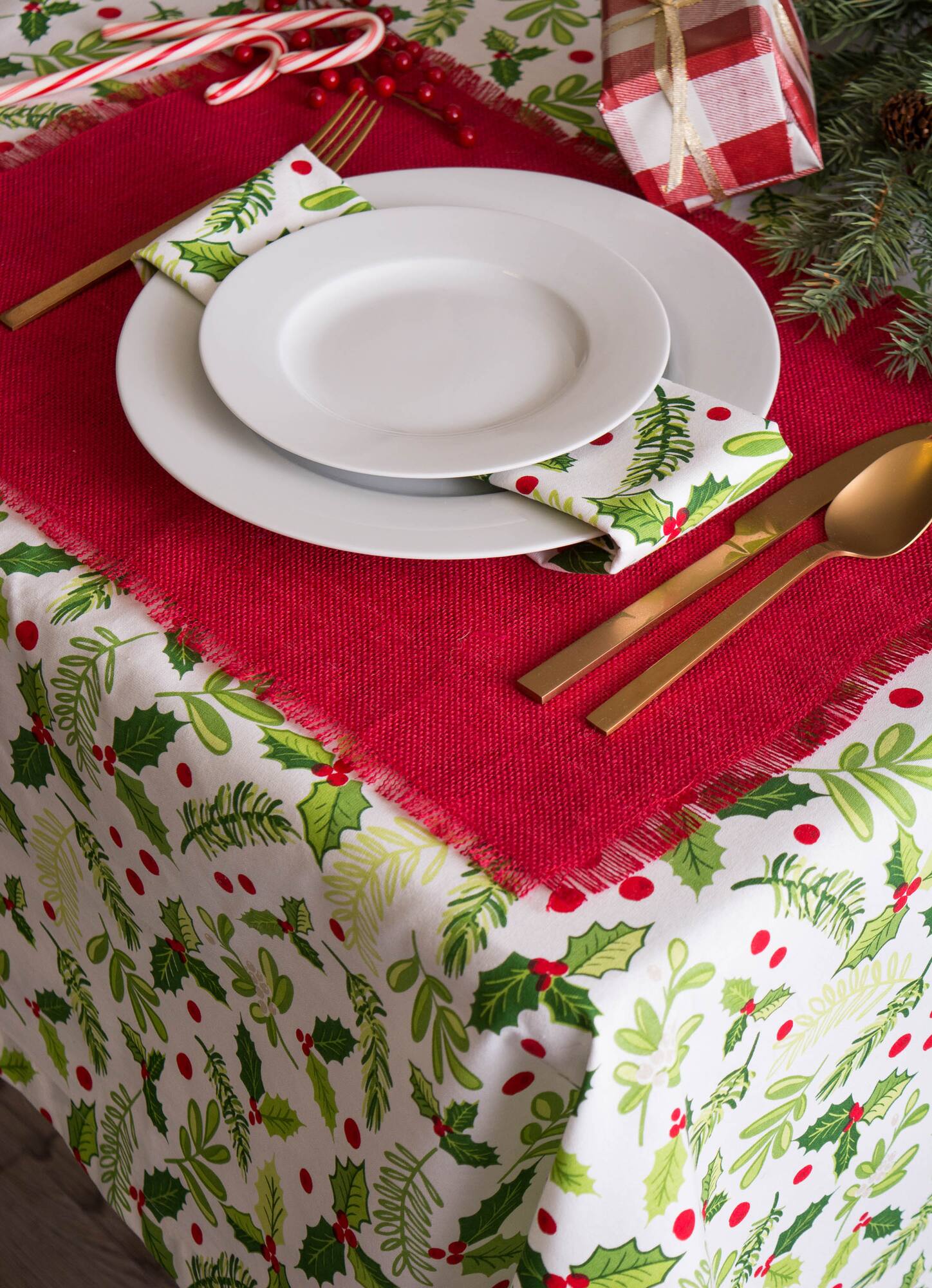 DII® Tango Red Jute Placemat (Set of 6)